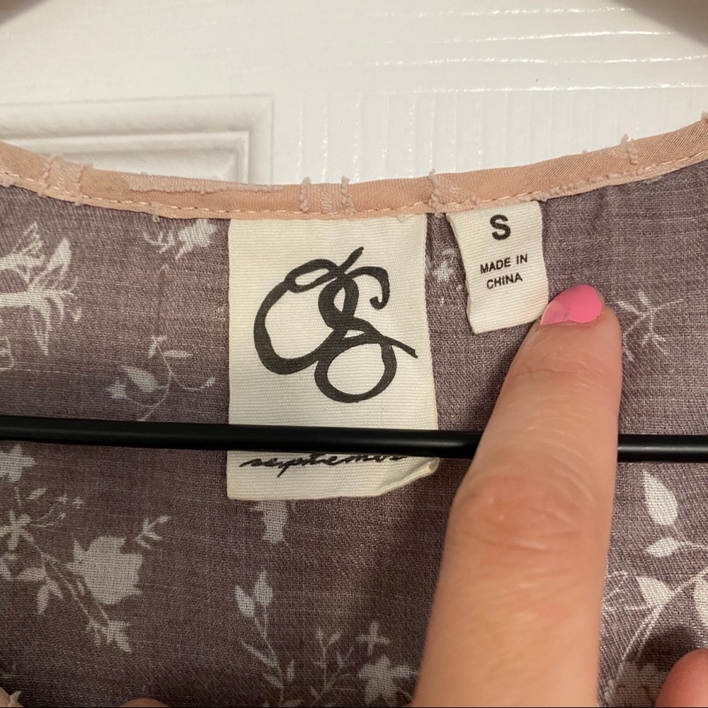 Anthropologie Anwen Peasant Dress Pink Rose - Picture 5 of 8